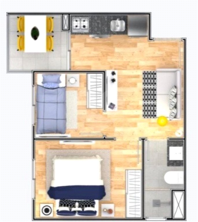 Apartamento à venda com 2 quartos em Vila Monumento, São Paulo, SP