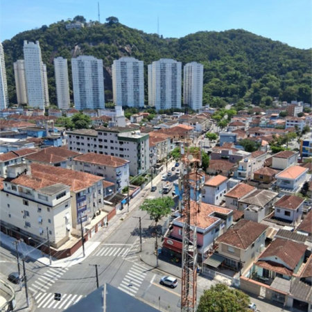 Apartamento com 1 dormitório à venda, 59 m² por R$ 617.000,00 - Marapé - Santos/SP