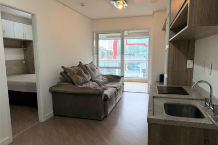 FLAT PREMIUM MOBILIADO NO MONDIAL HOME STAY | CENTRO DE SÃO BERNARDO DO CAMPO | 42 m² | VISTA LIVRE | 1 VAGA
