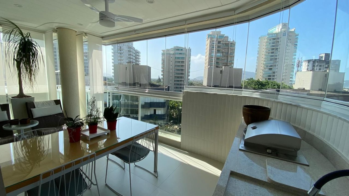 Apartamento com 4 dormitórios, 180 m² - venda por R$ 1.270.000,00 ou aluguel por R$ 8.350,00/mês - Enseada - Guarujá/SP