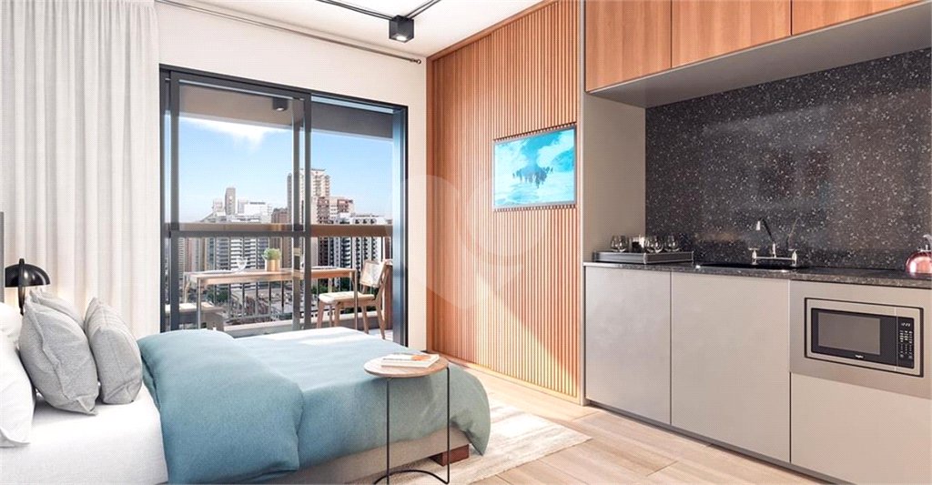 Apartamento à venda com 1 quarto em Brooklin Paulista, São Paulo, SP