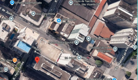Terreno para alugar, 860 m² - Itararé - São Vicente/SP