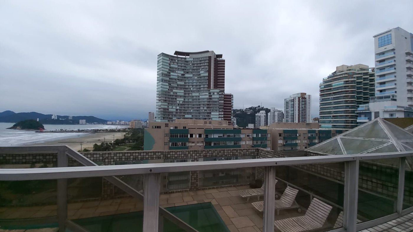 Cobertura com 4 dormitórios à venda, 380 m² por R$ 4.999.999,00 - Gonzaga - Santos/SP