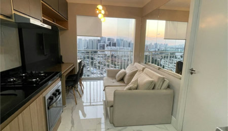 Apartamento à venda com 1 suíte,  em Barra Funda, São Paulo, SP