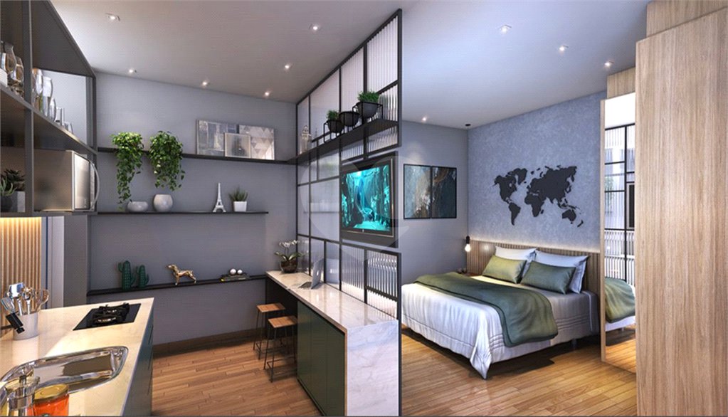 Apartamento à venda com 1 quarto em Indianópolis, São Paulo, SP