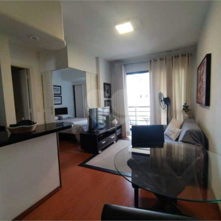 Flat à venda com 1 quarto em Moema, São Paulo, SP