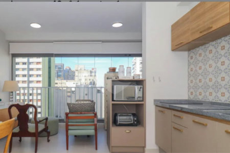 Apartamento à venda ou para alugar com 1 quarto em Cerqueira César, São Paulo, SP