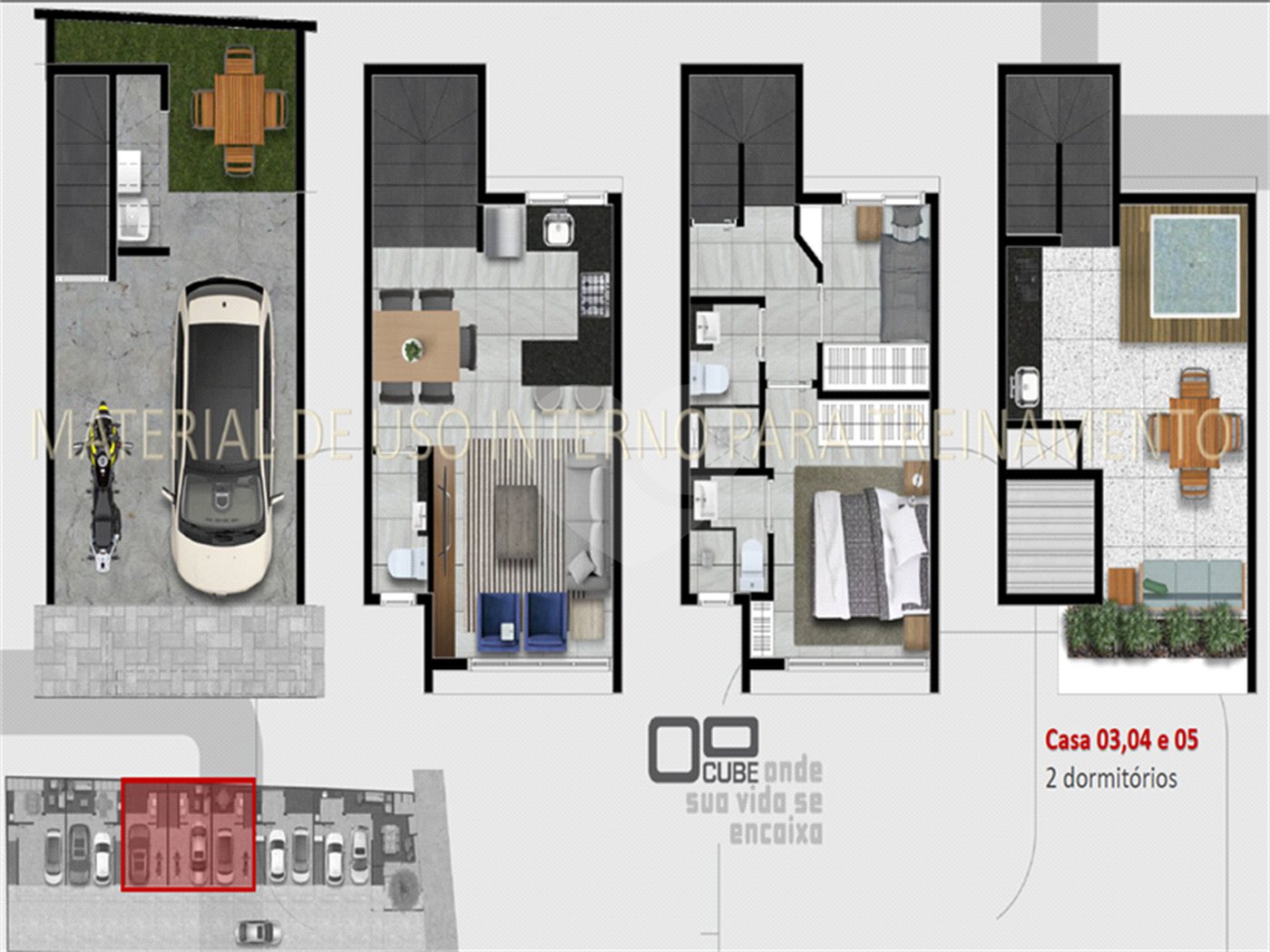 Casa à venda com 2 suítes no condomínio Cube Klabin, São Paulo - SP