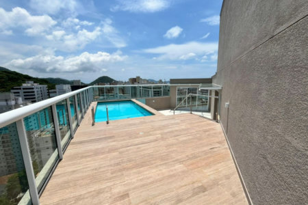 Cobertura com 3 dormitórios à venda, 270 m² por R$ 2.890.000,00 - Barra Funda - Guarujá/SP