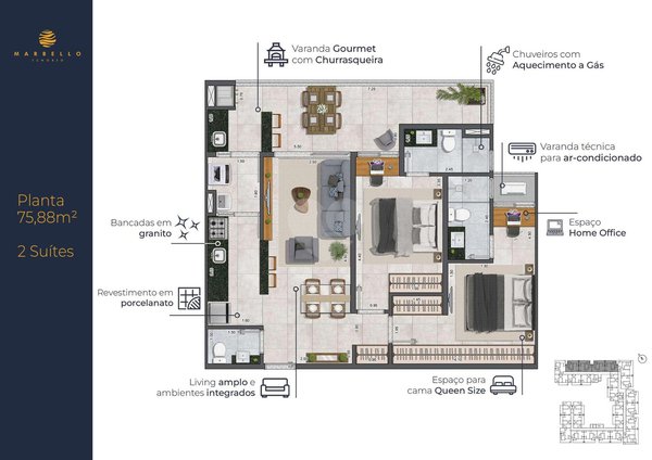 Apartamento 75m² 4