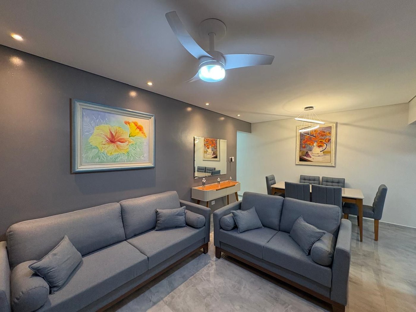 Apartamento com 2 dormitórios à venda, 96 m² por R$ 1.065.000,00 - Aparecida - Santos/SP