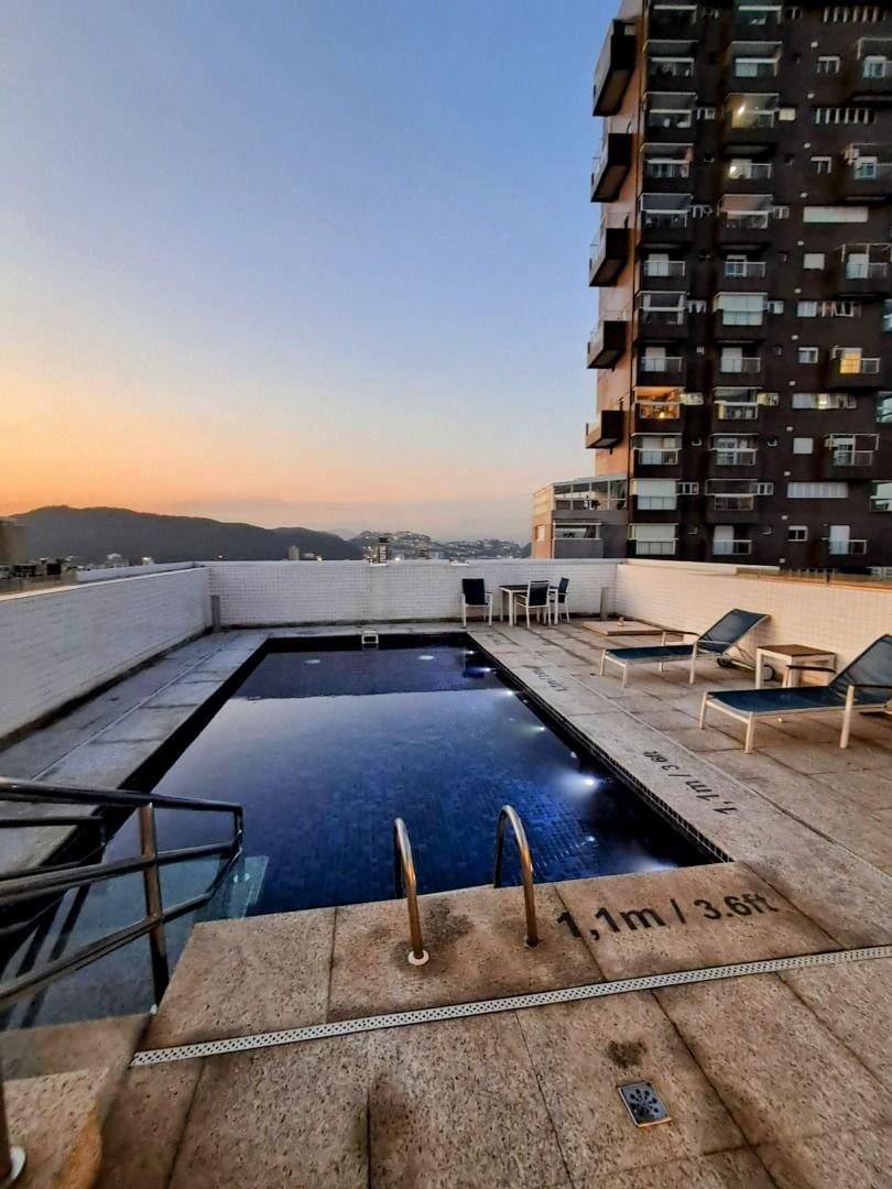 Studio com 1 dormitório à venda, 27 m² por R$ 355.000,00 - Gonzaga - Santos/SP
