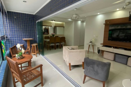 Apartamento com 3 dormitórios à venda, 158 m² por R$ 1.290.000,00 - Ponta da Praia - Santos/SP