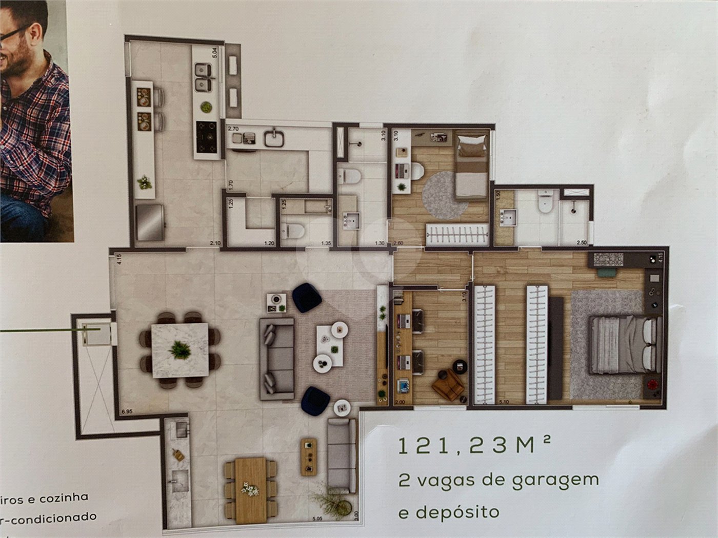 Apartamento à venda com 3 quartos, sendo 1 suíte,  em Vila Sofia, São Paulo, SP