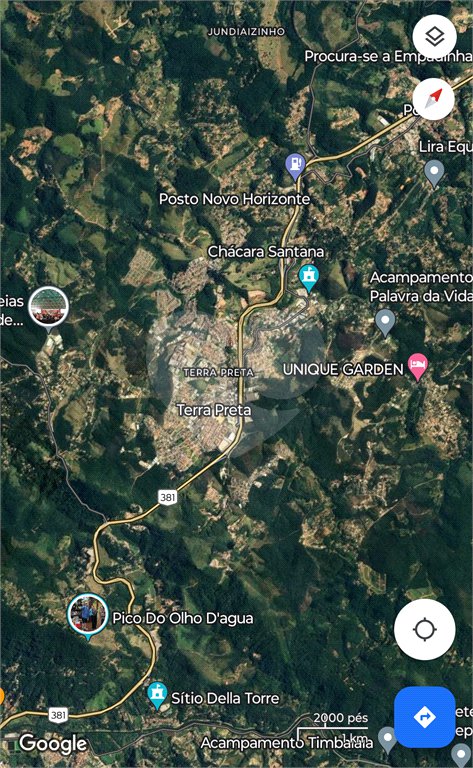 Área mista em Terra Preta para industrial e residencial em Terra Preta, ótima para galpões, excelente localização, próximo rodovia Fernão Dias