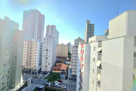 Apartamento com 1 dormitório à venda, 55 m² por R$ 420.000,00 - Pompéia - Santos/SP
