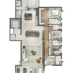 Apartamento à venda com 4 suítes em Vila Clementino, São Paulo, SP