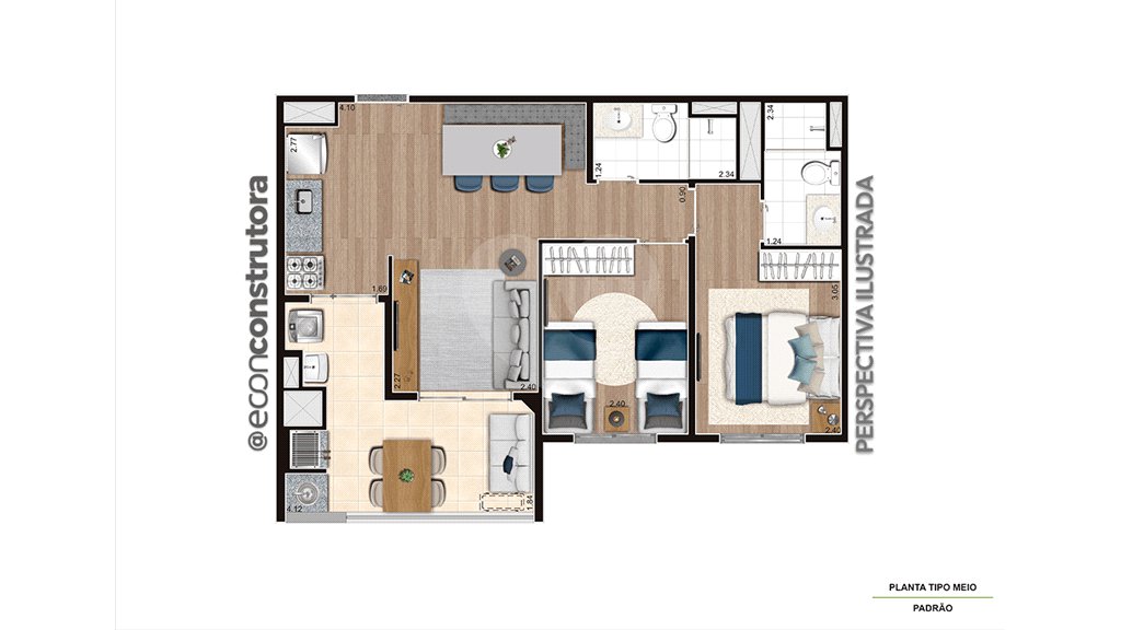 Apartamento à venda com 2 quartos, sendo 1 suíte,  em Jaguaré, São Paulo, SP