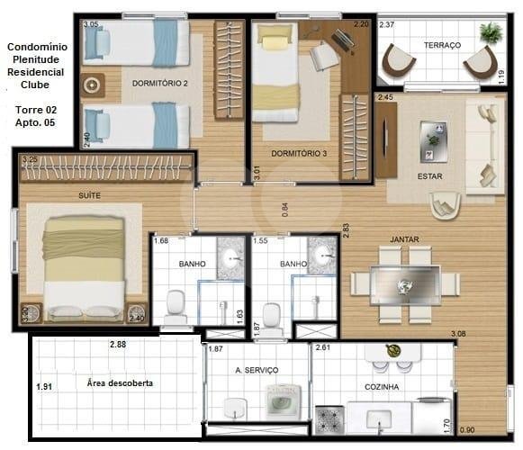 Apartamento à venda com 3 quartos, sendo 1 suíte, em Limão, São Paulo, SP