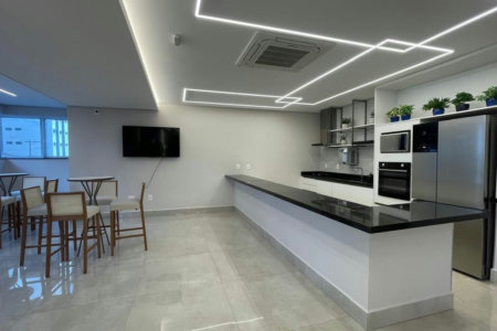 Apartamento com 2 dormitórios à venda, 100 m² por R$ 2.300.000,00 - Aparecida - Santos/SP