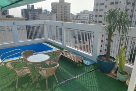 Cobertura com 3 dormitórios, 168 m² - venda por R$ 2.000.000,00 ou aluguel por R$ 14.300,00 - Ponta da Praia - Santos/SP