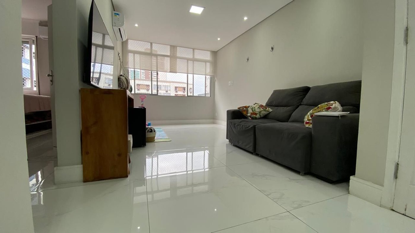 Apartamento com 2 dormitórios à venda, 87 m² por R$ 800.000,00 - Boqueirão - Santos/SP