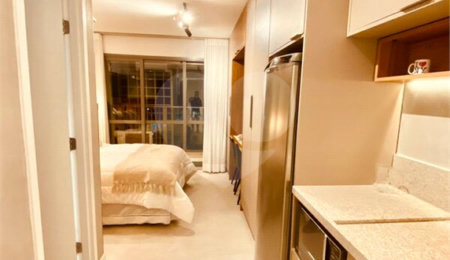 Apartamento à venda com 1 quarto em Campo Belo, São Paulo, SP