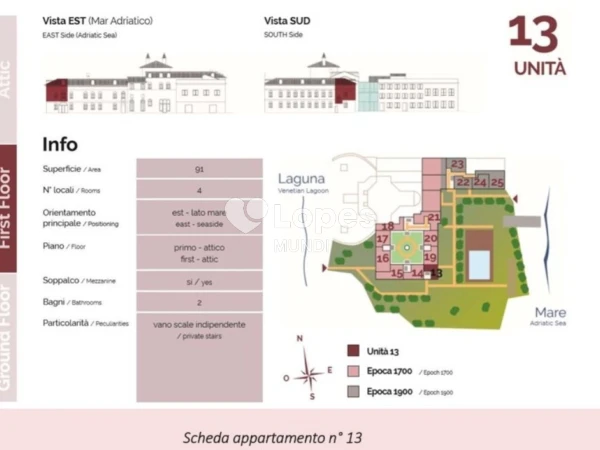 Apartamento duplex com 2 quartos à venda em Pellestrina, Veneza, Itália – Venetia Domus