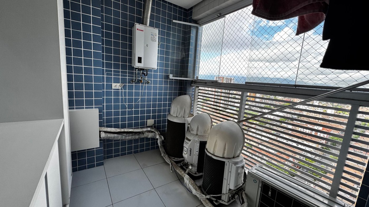 Apartamento com 3 dormitórios, 129 m² - venda por R$ 2.190.000,00 ou aluguel por R$ 11.770,00/mês - Aparecida - Santos/SP