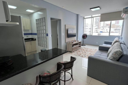 Apartamento com 1 dormitório à venda, 60 m² por R$ 490.000,00 - Gonzaga - Santos/SP