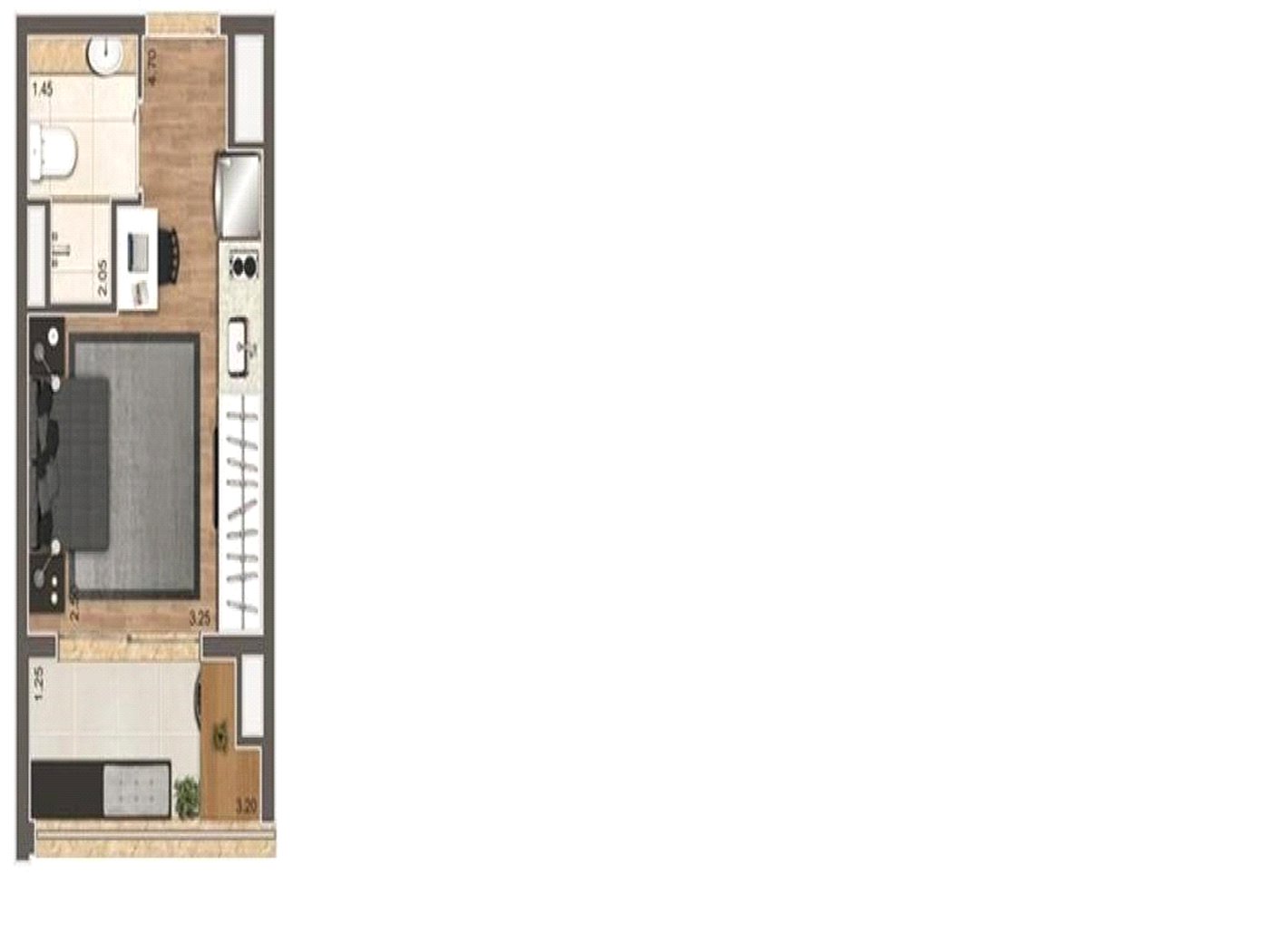 Apartamento à venda com 1 quarto em Jardim Vila Mariana, São Paulo, SP