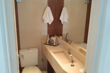 Apartamento com 3 dormitórios à venda, 155 m², vista para o mar - Embaré - Santos/SP