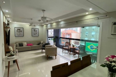 Apartamento com 3 dormitórios à venda, 158 m² por R$ 1.290.000,00 - Ponta da Praia - Santos/SP