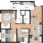 Apartamento à venda com 3 quartos, sendo 1 suíte, em Vila Guilherme, São Paulo, SP