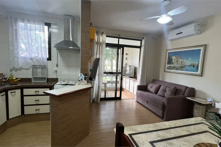 Villagio à venda com 1 quarto em Riviera de São Lourenço, Bertioga, SP