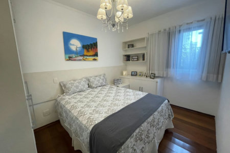 Apartamento 3 dormitórios com 2 suítes, 2 vagas demarcadas, no Embaré, Santos