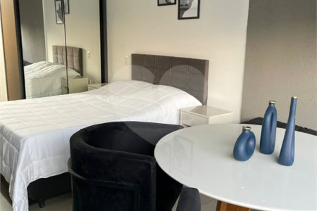 Studio à venda ou para alugar com 1 quarto em Indianópolis, São Paulo, SP