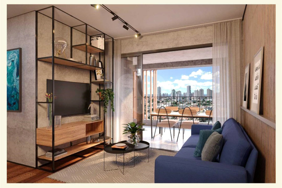 Apartamento à venda com 1 quarto em Perdizes, São Paulo, SP