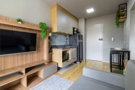 Apartamento à venda com 1 quarto em Indianópolis, São Paulo, SP
