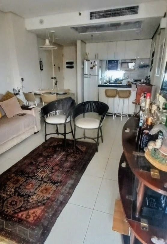 Flat com 1 dormitório à venda, 50 m² por R$ 645.000,00 - Boqueirão - Santos/SP