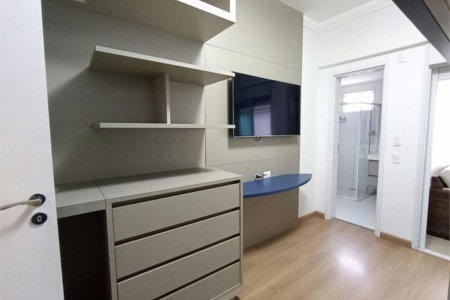Apartamento Residencial para locação, Boqueirão, Santos - AP0256.
