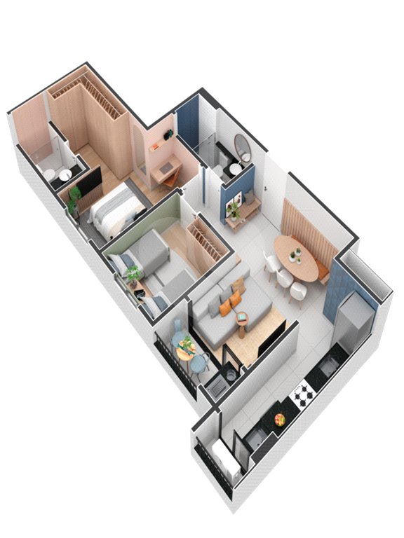 Apartamento à venda com 1 suíte em Jardim Maria do Carmo, Sorocaba, SP