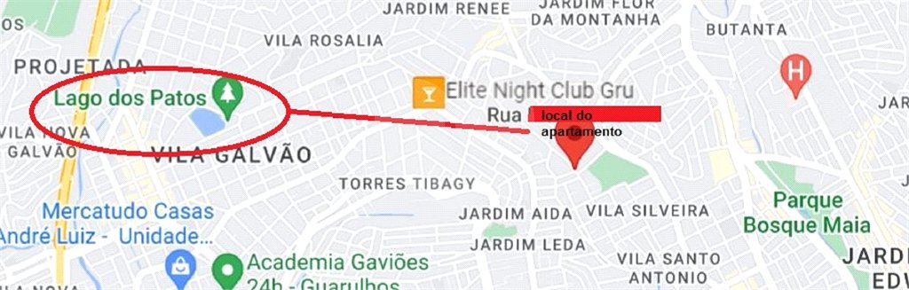 Apartamento à venda com 2 quartos, sendo 1 suíte, em Jardim Dourado, Guarulhos, SP