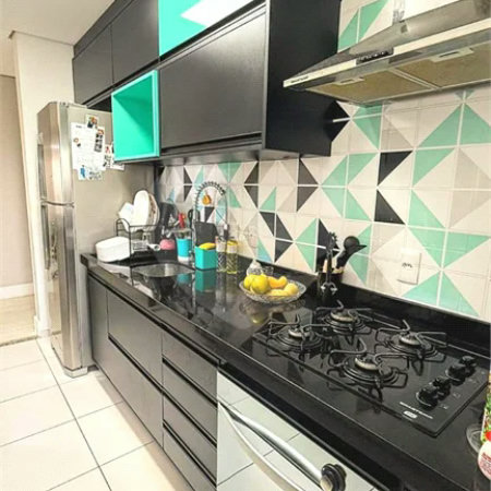 Apartamento à venda com 3 quartos, sendo 1 suíte,  em Vila Humaitá, Santo André, SP