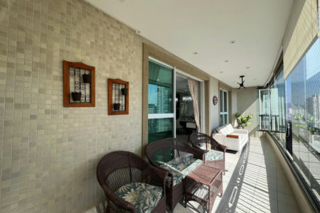 Apartamento com 3 dormitórios à venda, 204 m² por R$ 2.700.000,00 - Boqueirão - Santos/SP