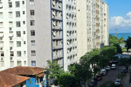 Apartamento com 2 dormitórios à venda, 82 m² por R$ 1.150.000,00 - Aparecida - Santos/SP
