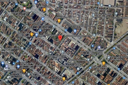 Terreno à venda, 234 m² por R$ 825.000,00 - Embaré - Santos/SP