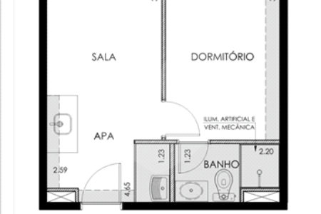 Apartamento à venda com 1 suíte em Butantã, São Paulo, SP