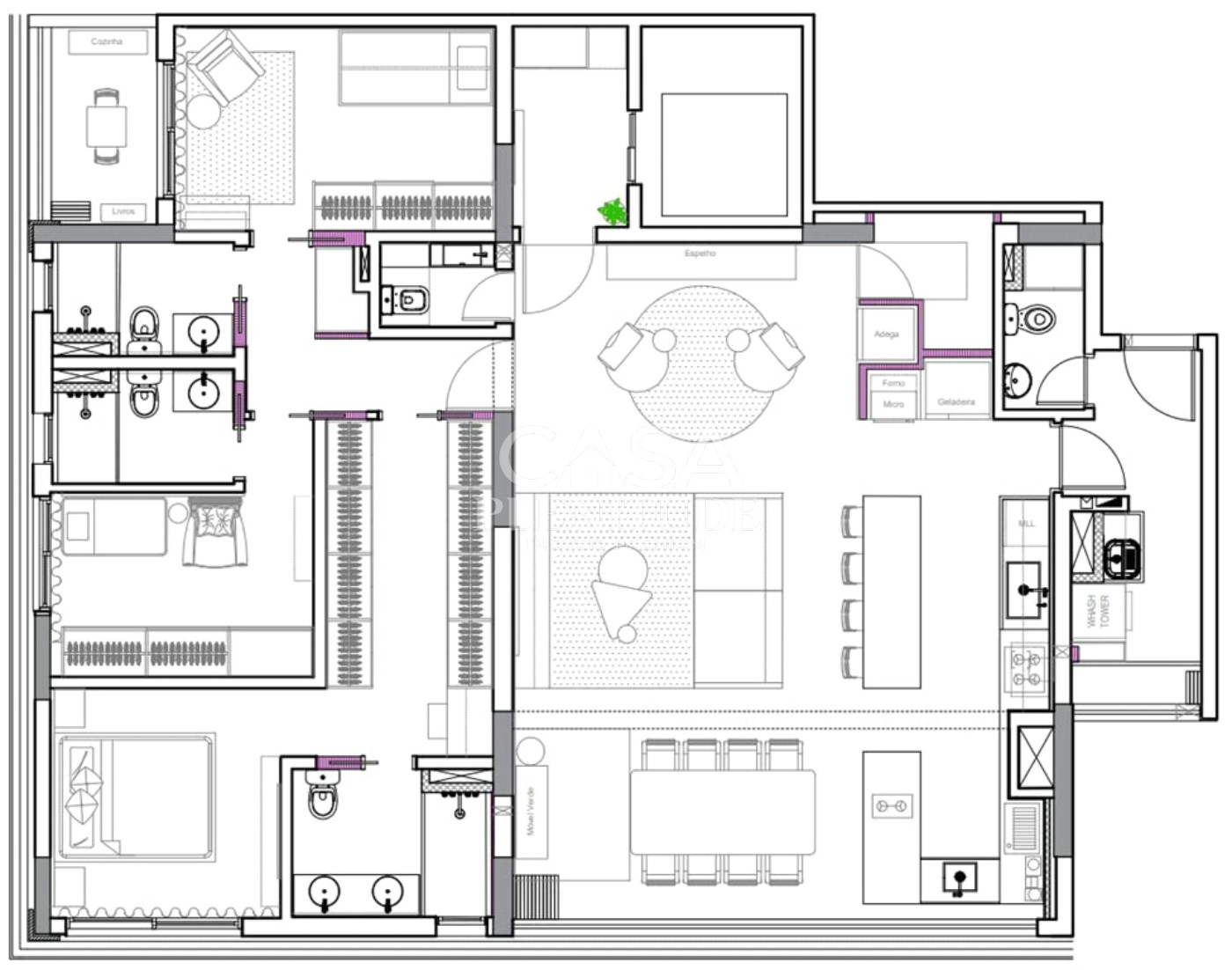 Apartamento à venda com 3 suítes em Moema, São Paulo, SP