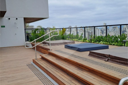 Apartamento no Centro com lazer completo.